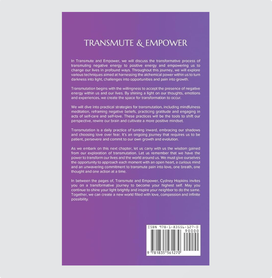 {Taschenbuch} Transmute & Empower: Die Kunst, negative Energie in positive Energie umzuwandeln