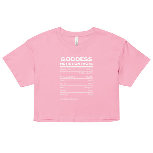 Goddess Nutrition Facts Crop x White