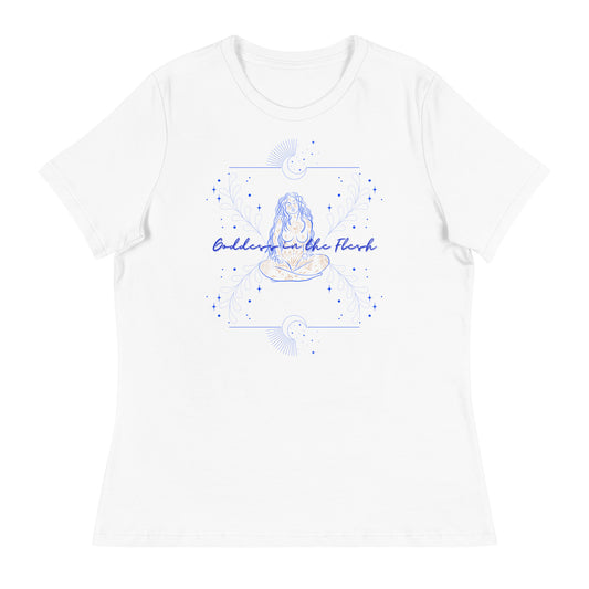 Blue Goddess in the Flesh Tee